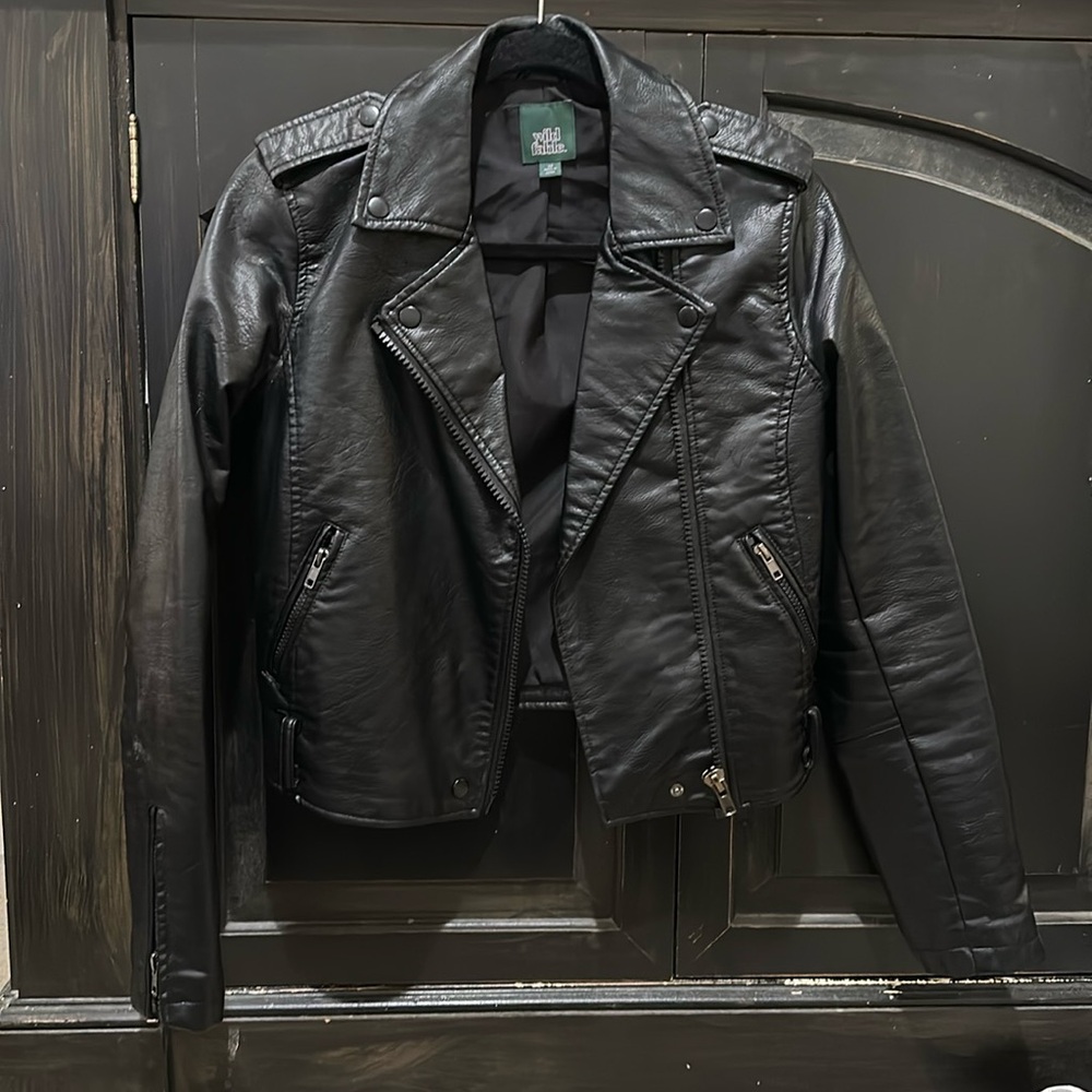 Wild Fable Black Leather Jacket